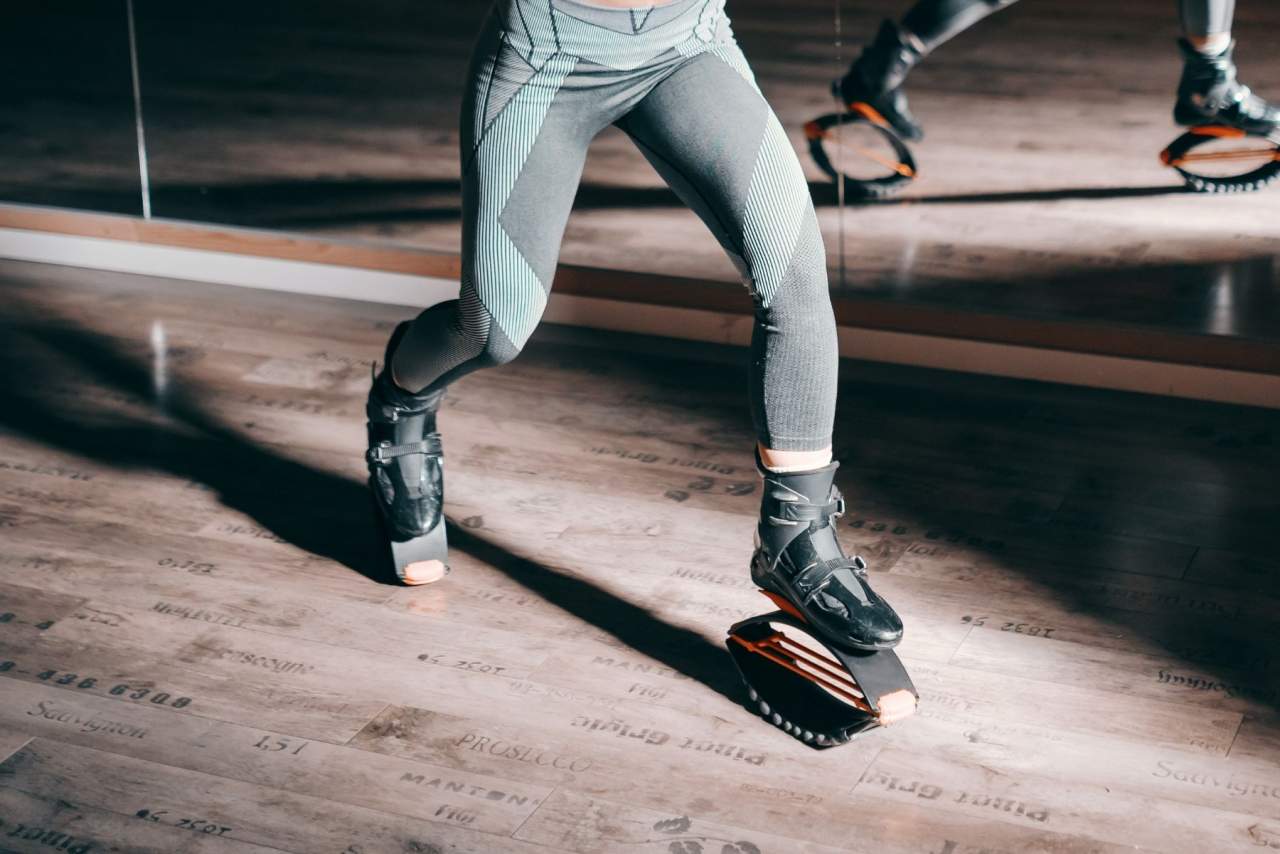 Vanity Fit popular en entrenamiento con botas de rebote