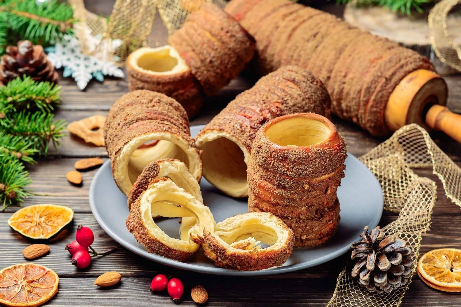 Pastel de chimenea: el dulce húngaro de la empresa Dulce de Chimenea, uno de los más populares en Madrid