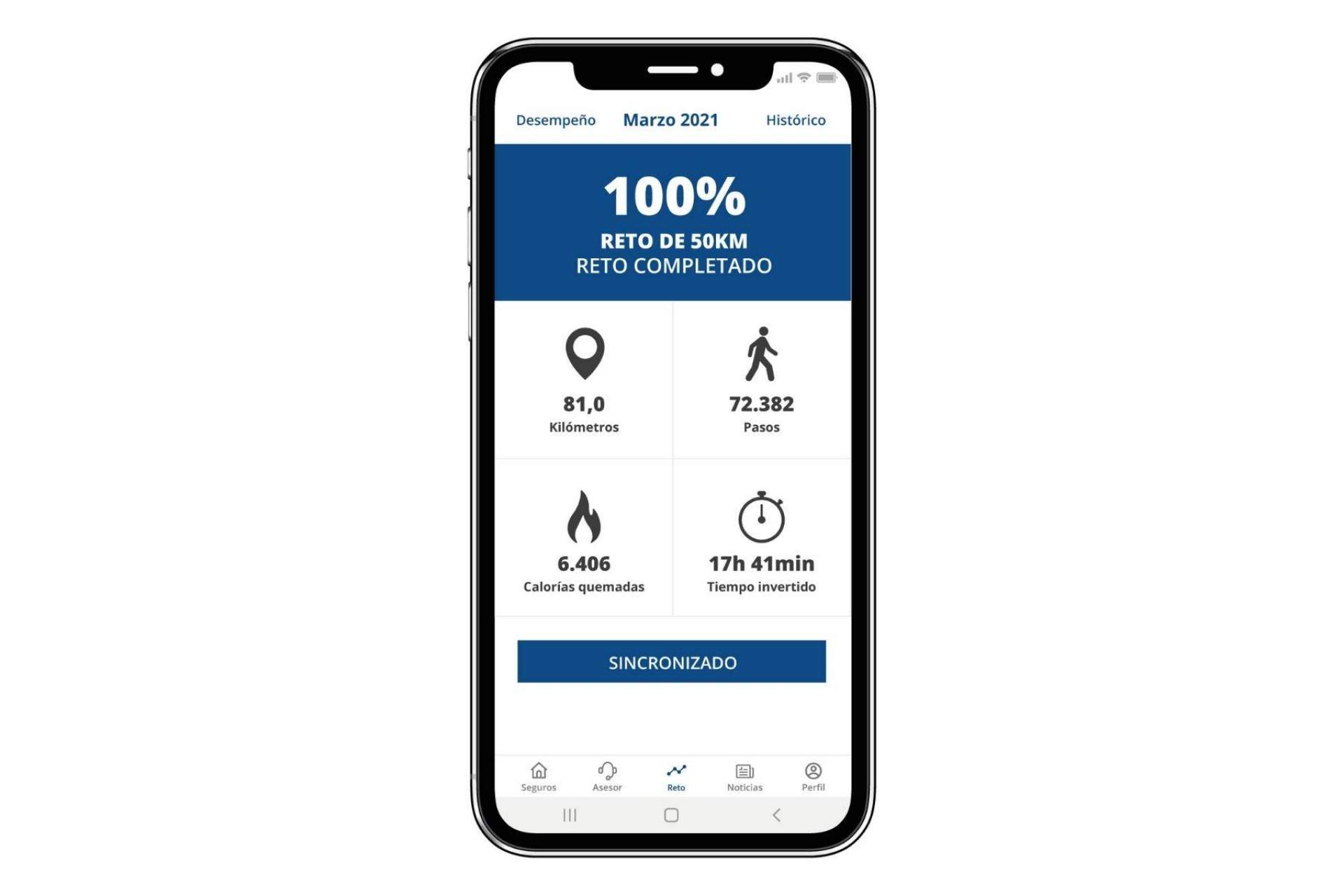 La app PuntoSeguro Fit registra el rendimiento físico para recompensar a los asegurados