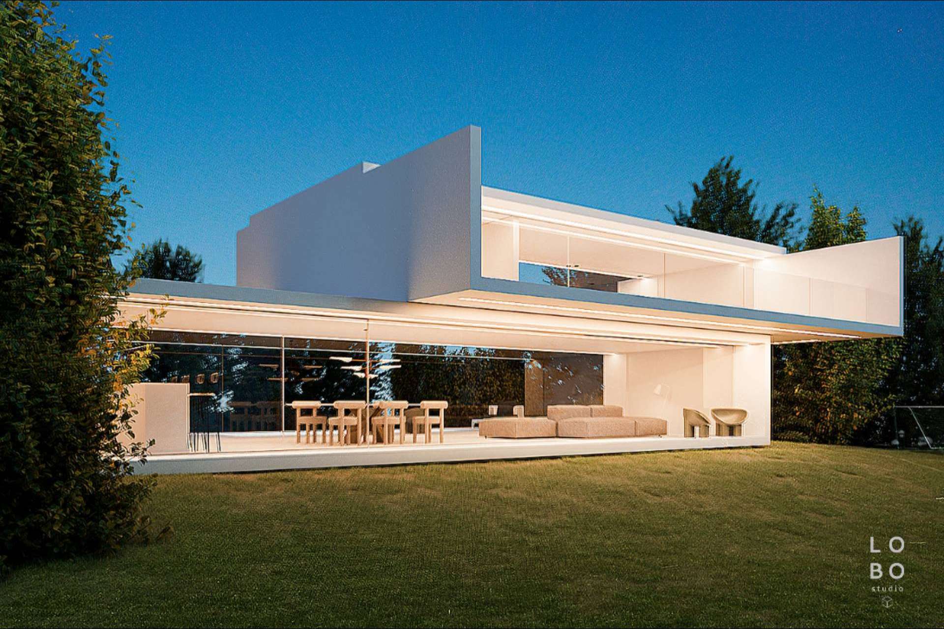 Arquitectura en 3D: el render de exteriores de Lobo Studio