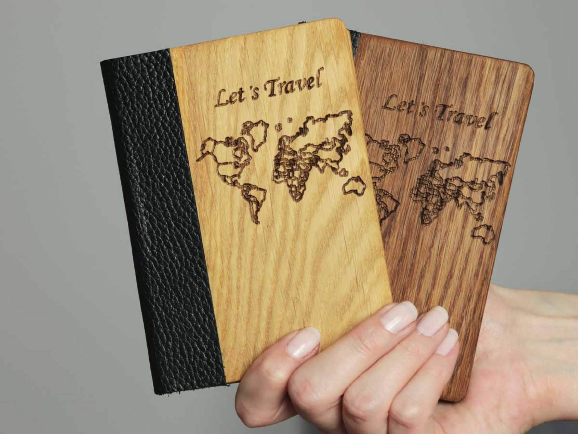 Funda de pasaporte de madera: el mejor regalo para los viajeros está a la venta en Regalos de Madera