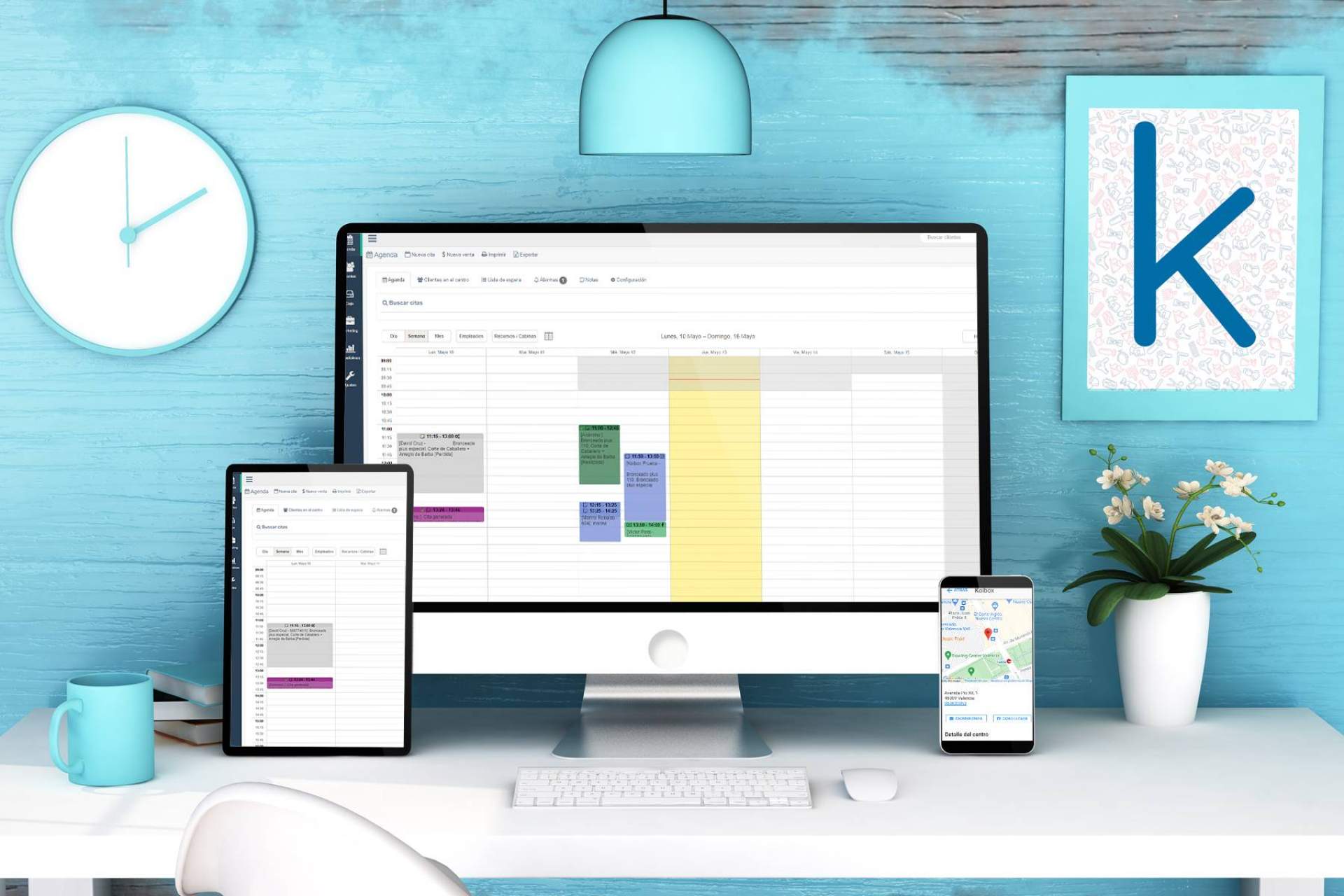 El programa de gestión de centro de belleza de Koibox