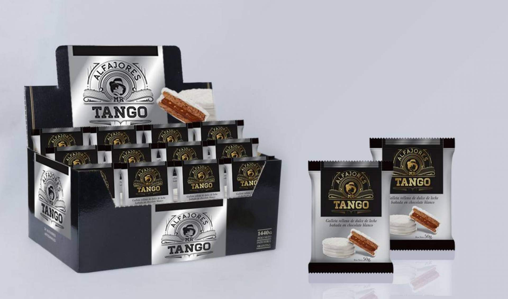 Alfajor de chocolate y dulce de leche de Alpimar Alimentación: una tentación para todos