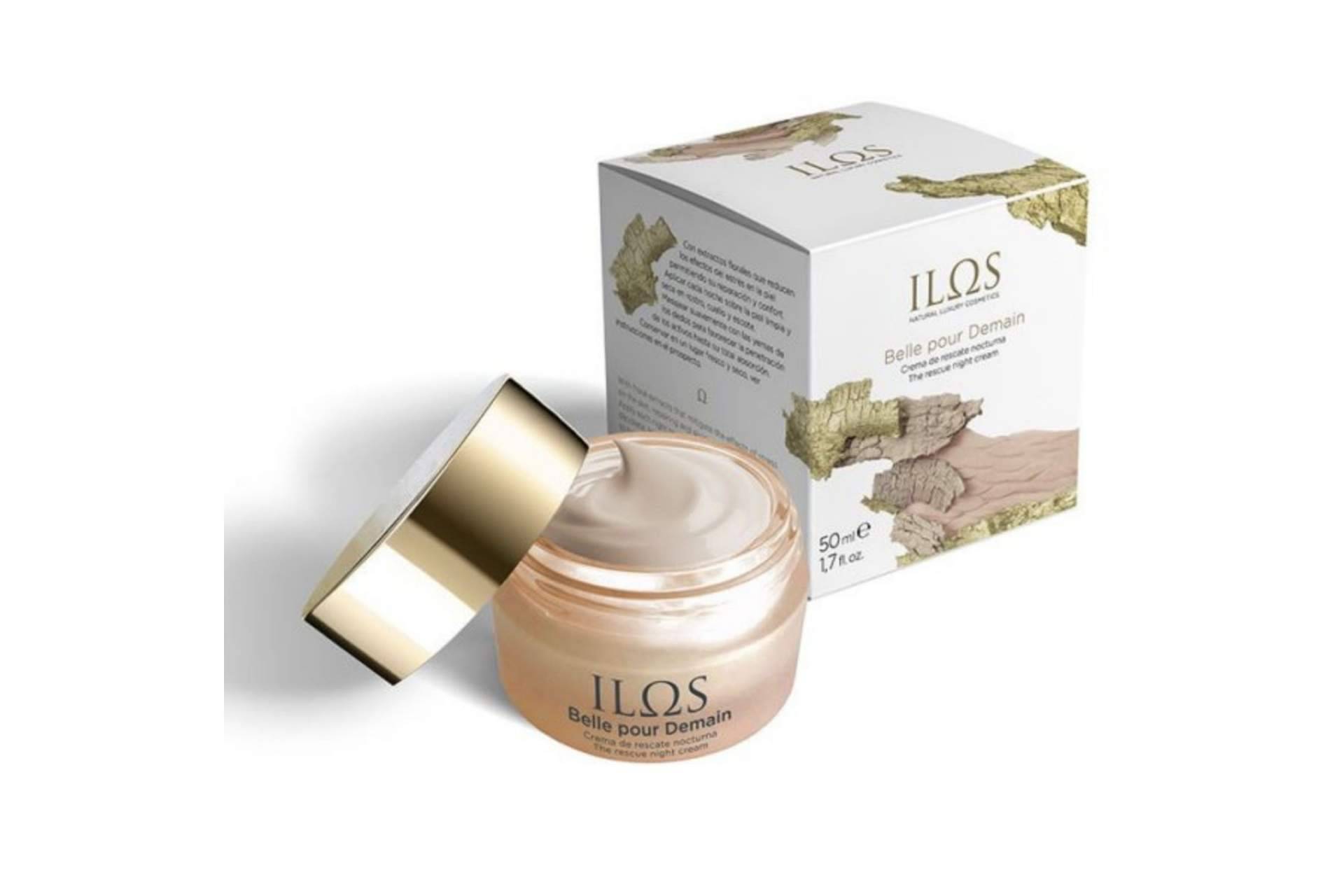 Una de las mejores cremas de noche del mercado: Belle pour Demain de ILOS Natural Luxury Cosmetics
