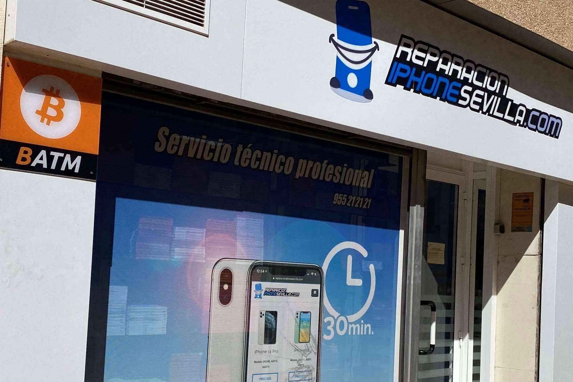 Reparación iPhone Sevilla dispone de un cajero Bitcoin en Sevilla