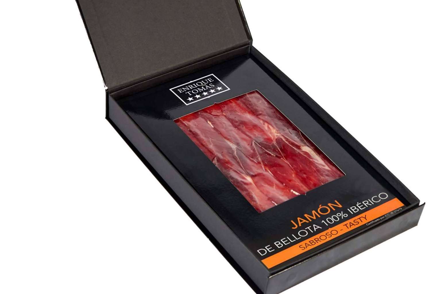 ¿Dónde conseguir jamón ibérico loncheado de producción propia artesanal en presentaciones prácticas?: Enrique Tomás