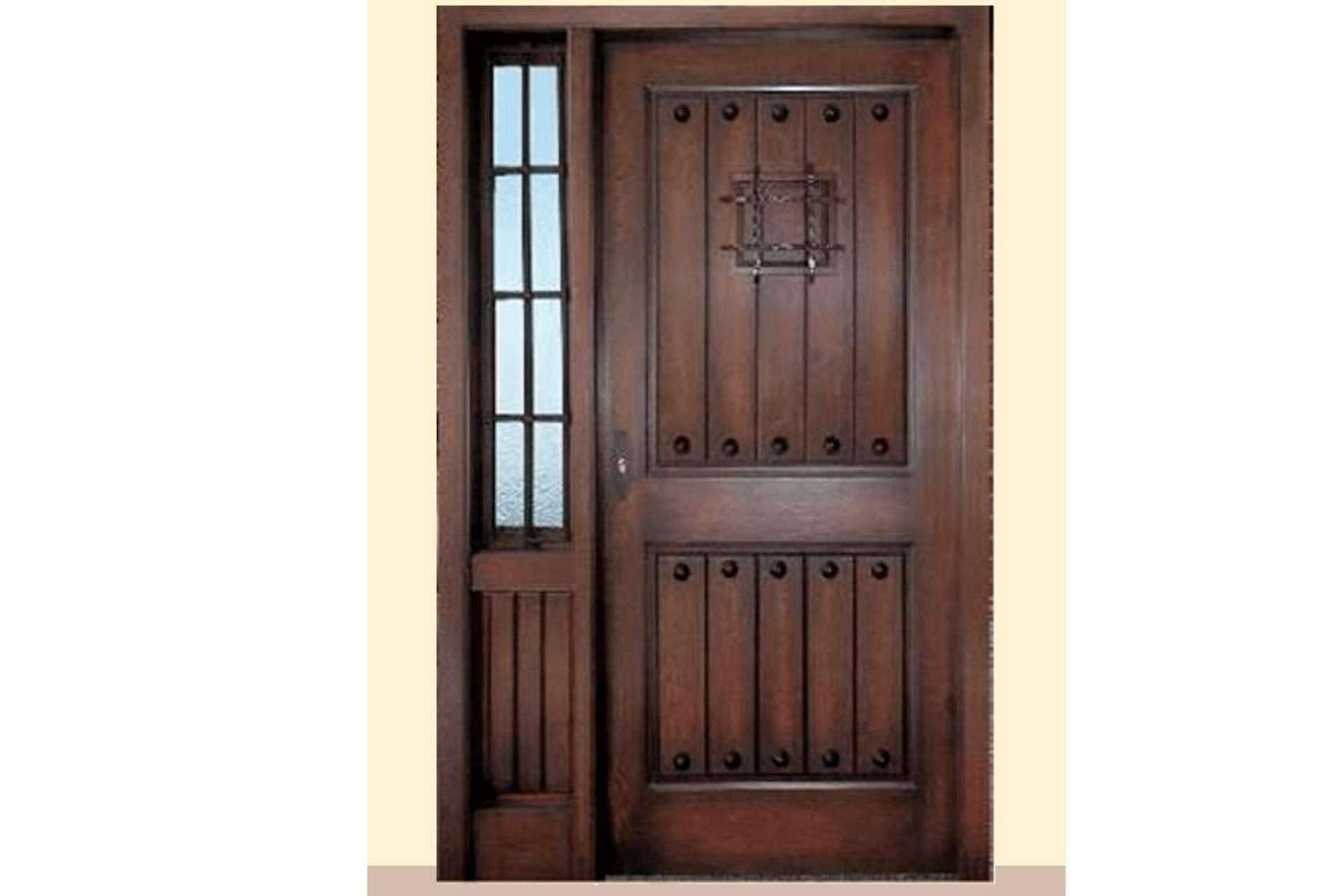 Losma Studio cuenta con la puerta rústica exterior perfecta para la decoración de cada finca