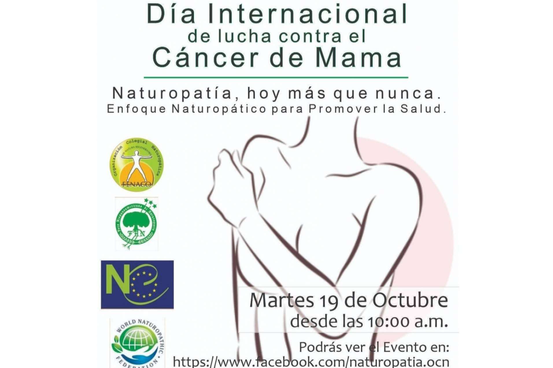 'Visión Naturopática en apoyo a la mujer en el día Internacional del Cáncer de Mama'. Naturopatía, una ciencia que da respuestas naturales