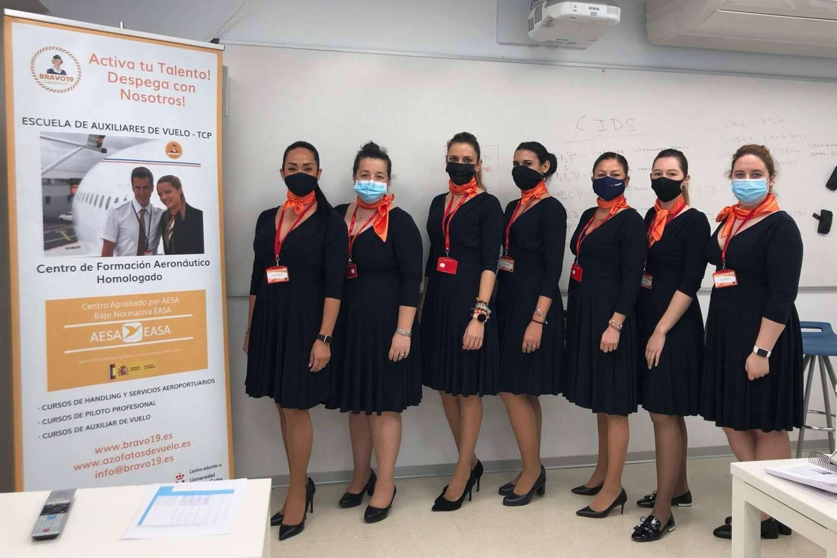 BRAVO19 ofrece formación en Madrid para obtener el título de auxiliar de vuelo