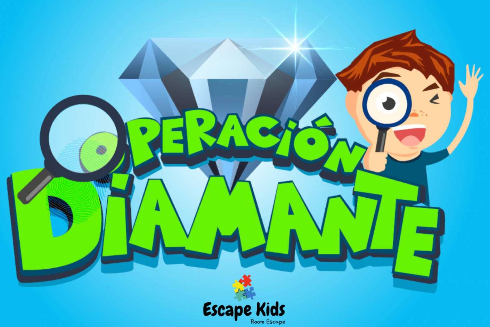 El juego de Operación Diamante de Escape Kids se posiciona entre las mejores actividades para celebrar en un aniversario