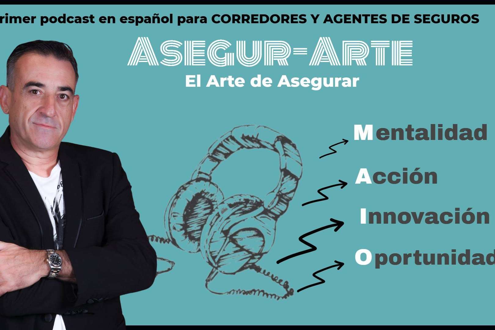 El podcast Asegura-Arte de Rafael Bonilla brinda una formación para mediadores de seguro