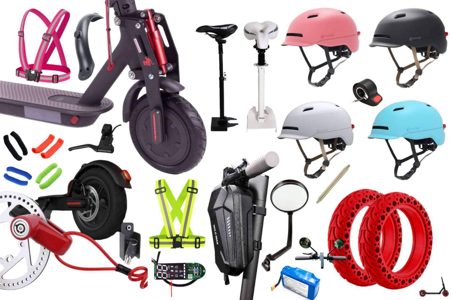 SABWAY ofrece una amplia variedad de accesorios para patinetes eléctricos
