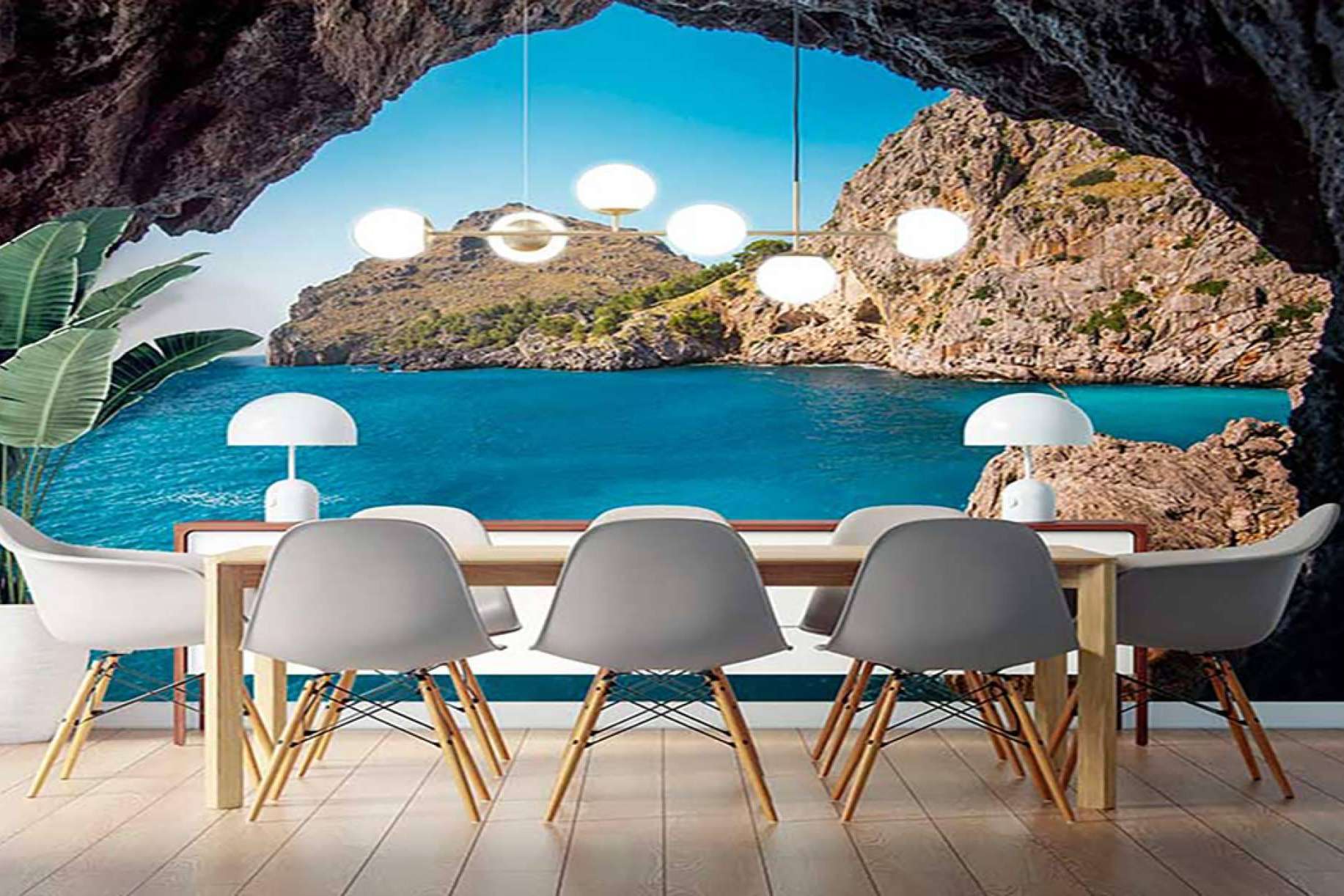 Decorar interiores con papel pintado de la mano de Imprimarte