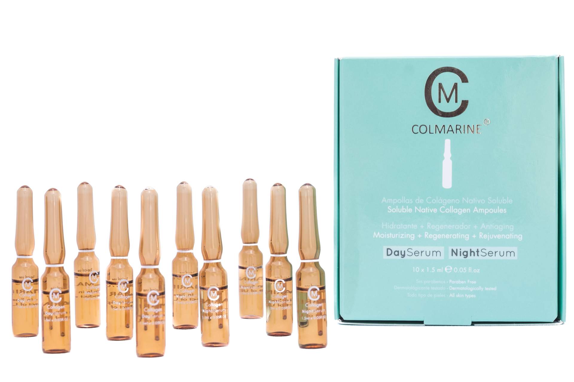 Colmarine Cosmetics ofrece ampollas faciales de colágeno y ácido hialurónico