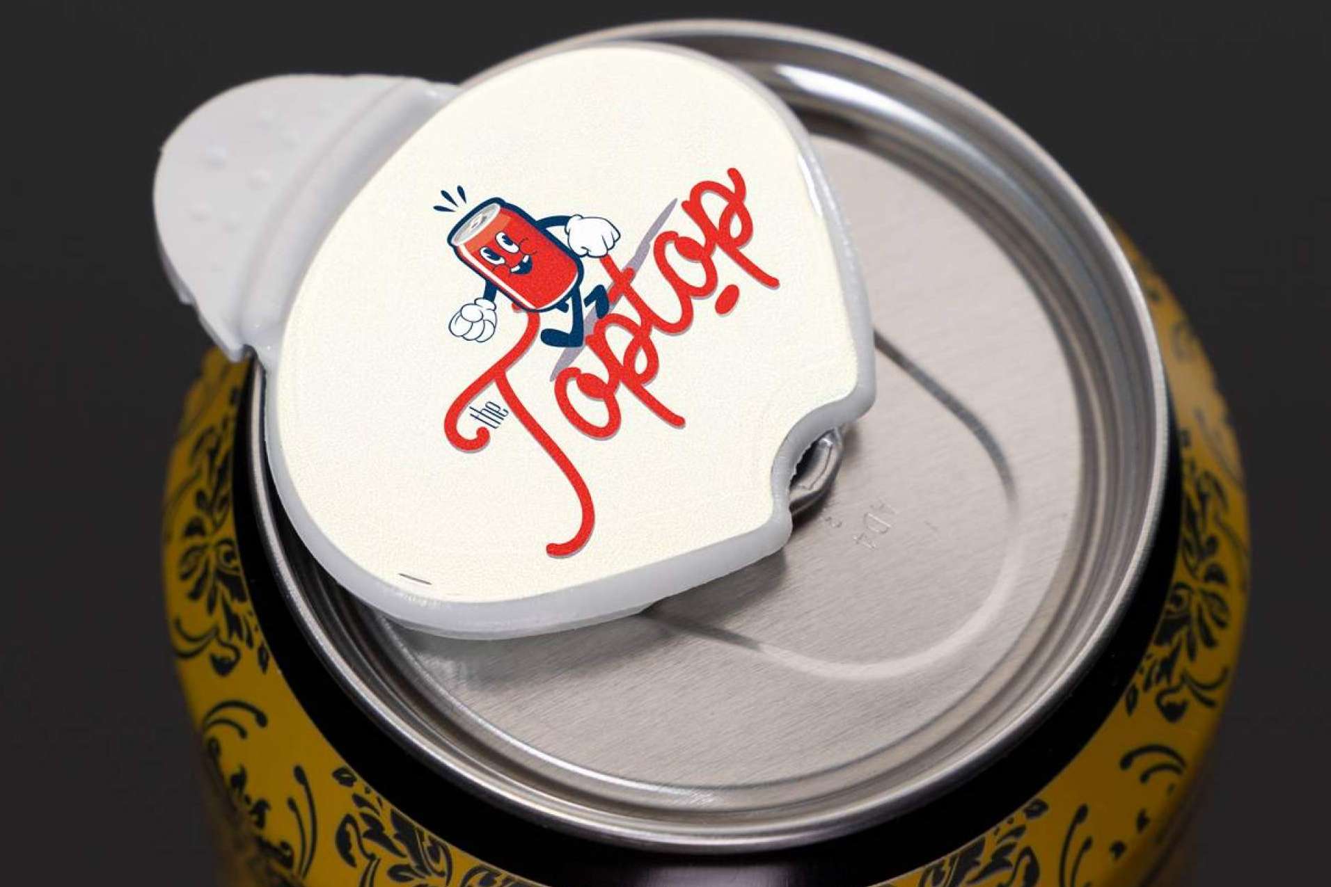 ¿Qué es The Top·Top?, una ingeniosa tapa para latas de bebida que permite mantener el gas durante días