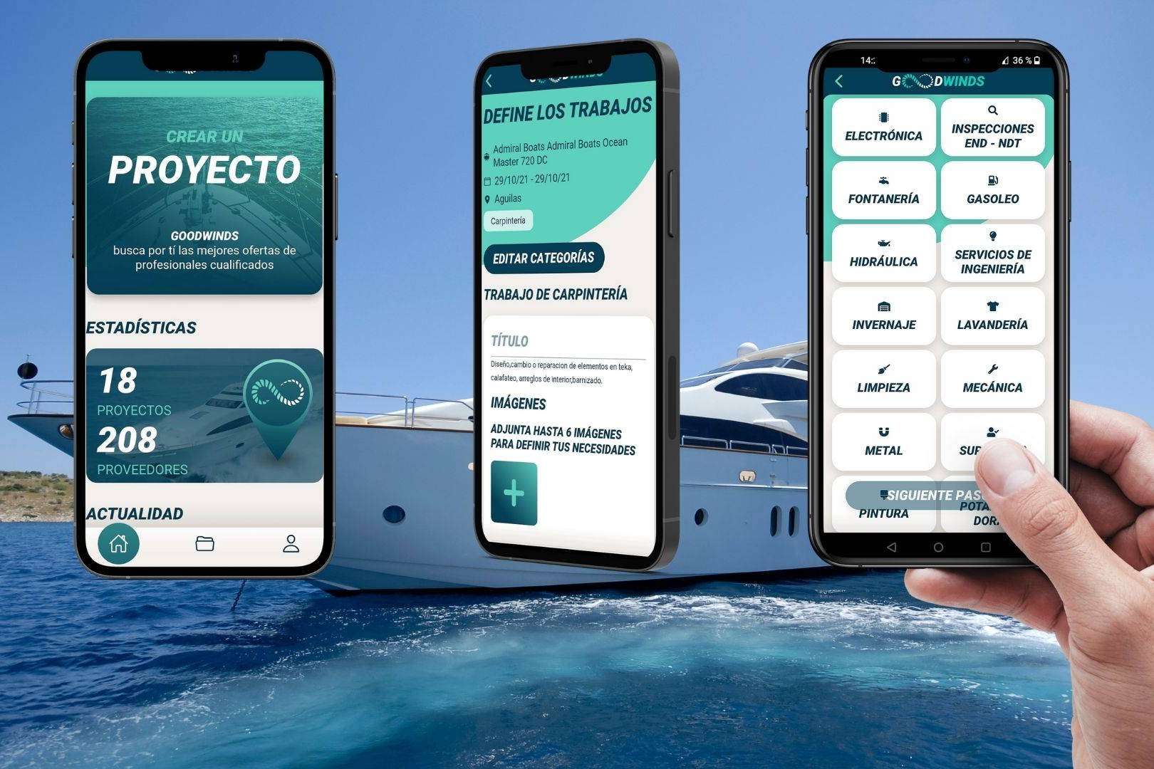 ¿Qué es GOODWINDS?, La app para facilitar las reparaciones de barcos