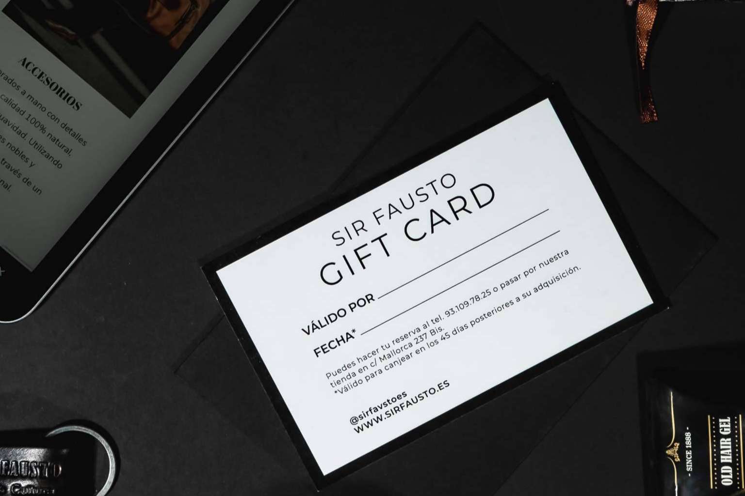 Un buen regalo de Navidad y Reyes Magos para los hombres que cuidan su aspecto es la gift card de Sir Fausto