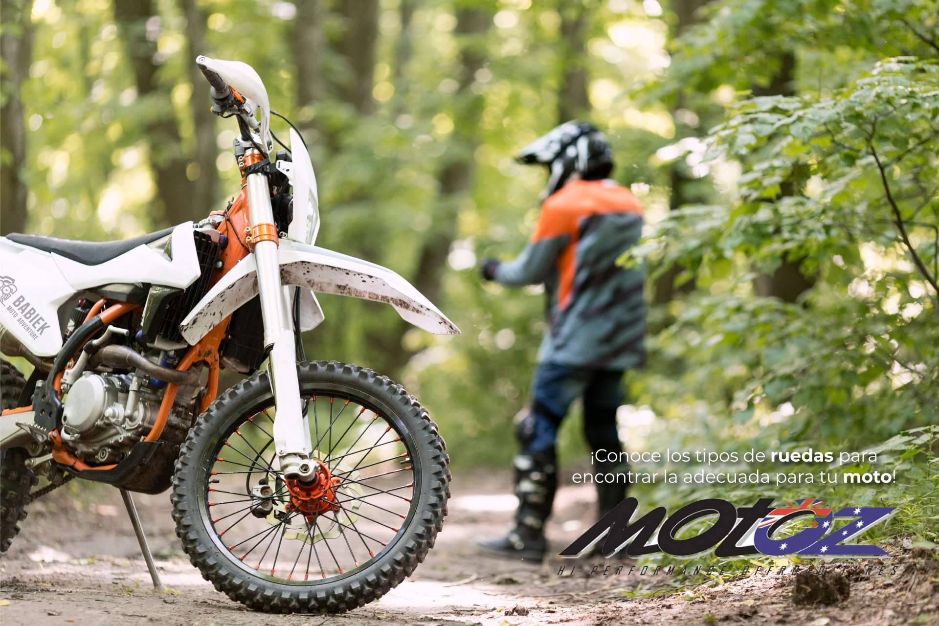¿Qué tipos hay de ruedas para moto?