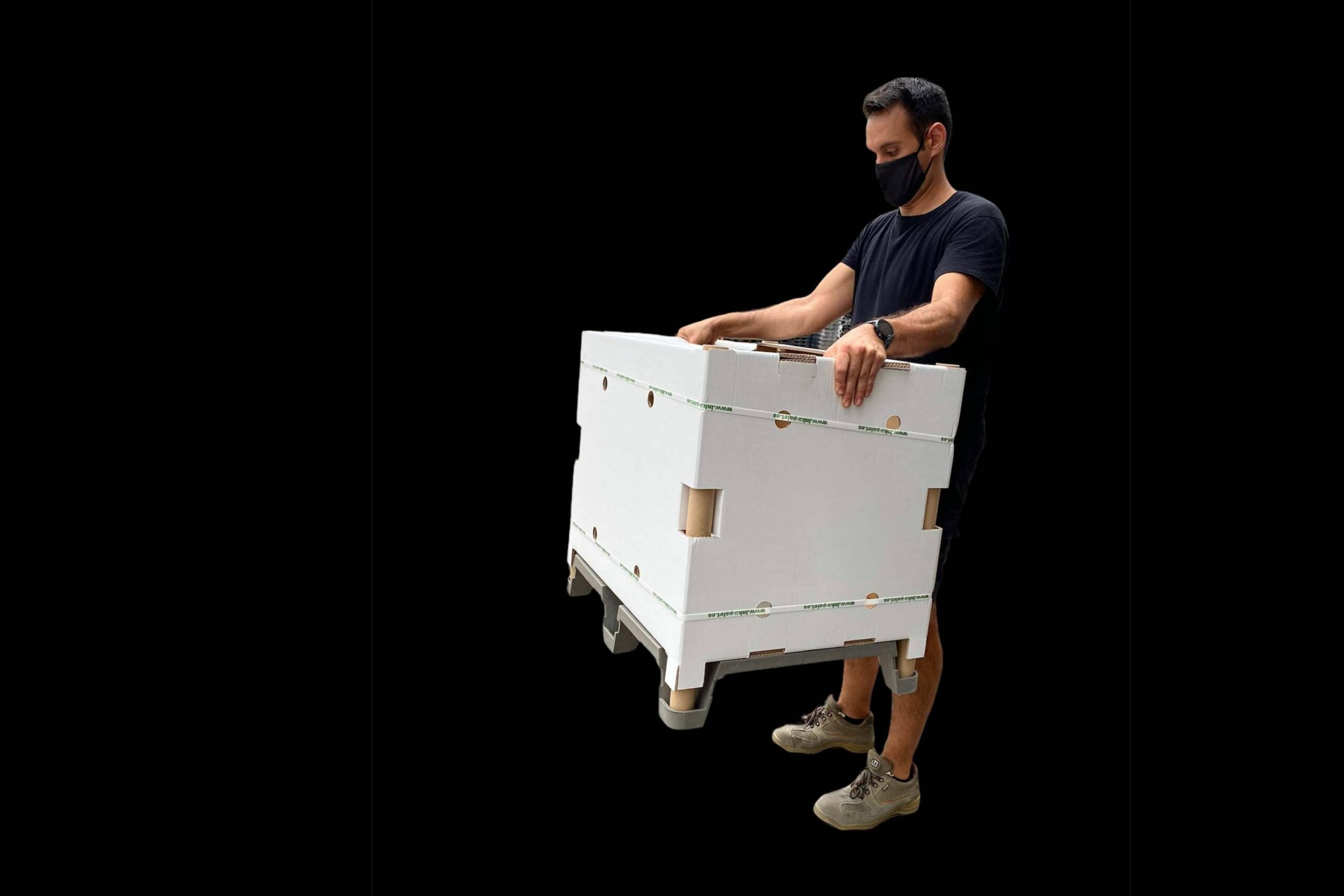 Inka Palet hace posible exponer o trasladar mercancía con máxima eficiencia con el Box Palet 600x800 mm
