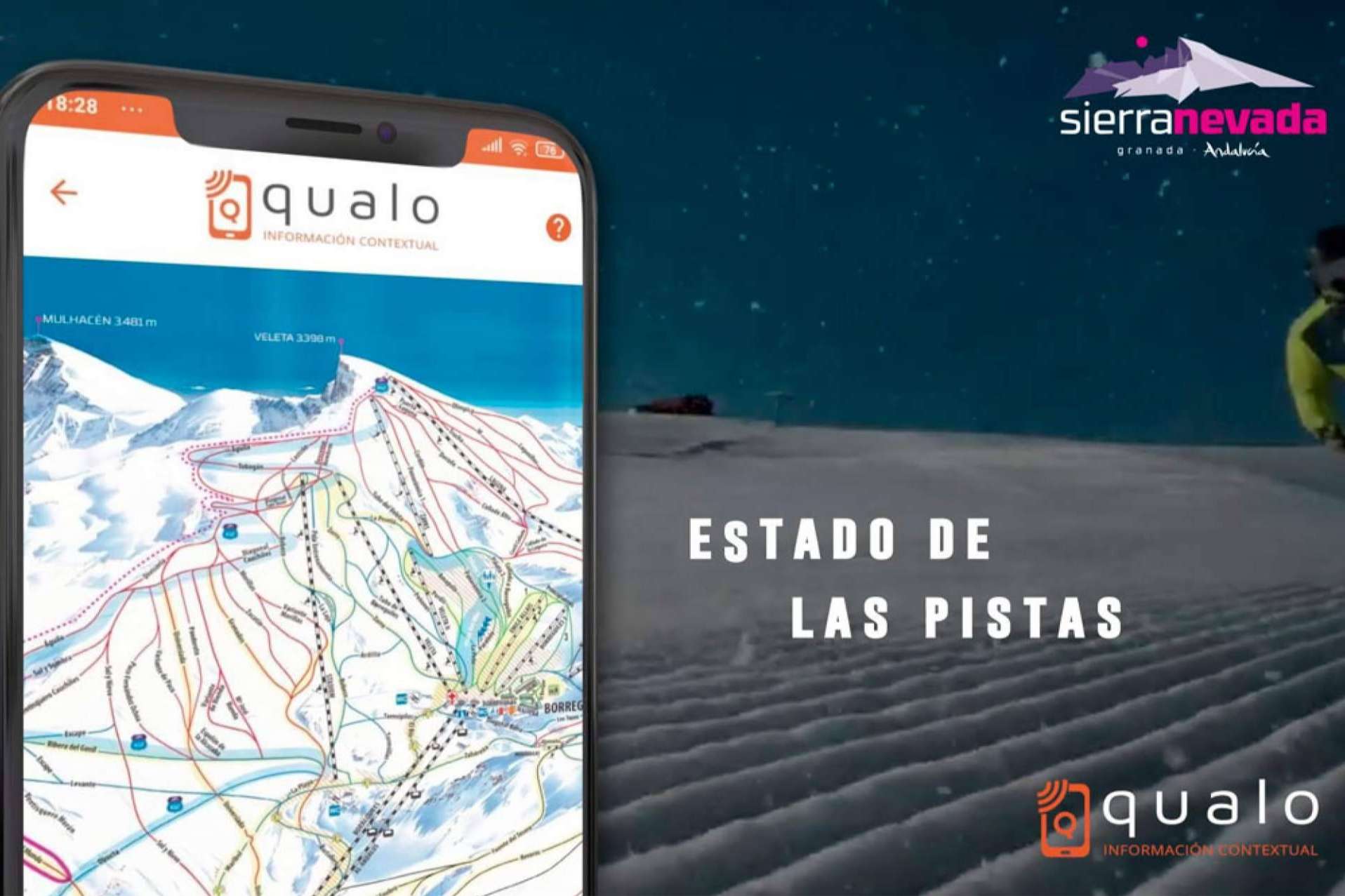 QUALO ofrece sus servicios en la estación de esquí de Sierra Nevada (Granada)