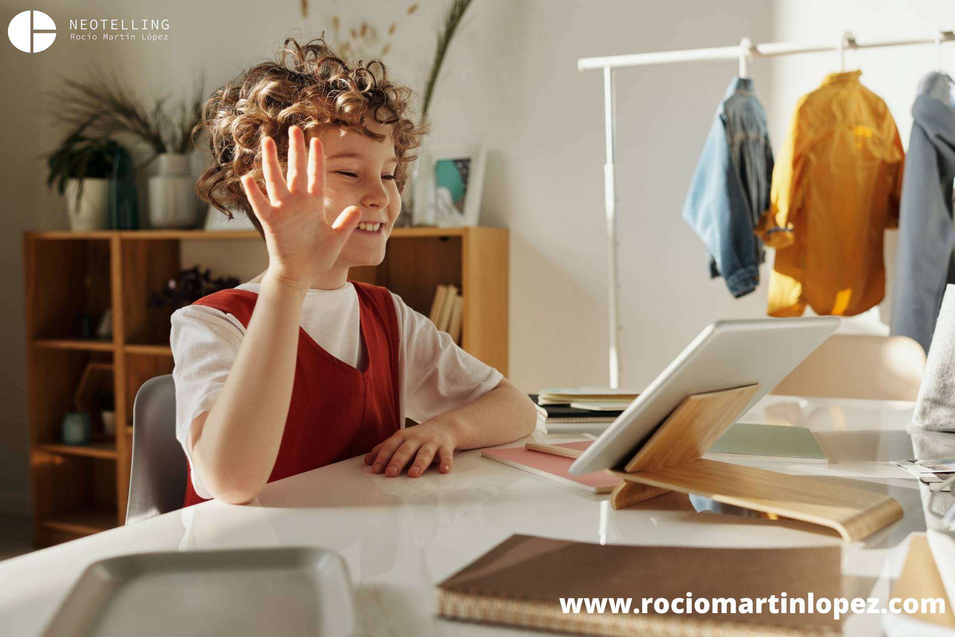 Enseñar a hablar en público a niños en entornos digitales
