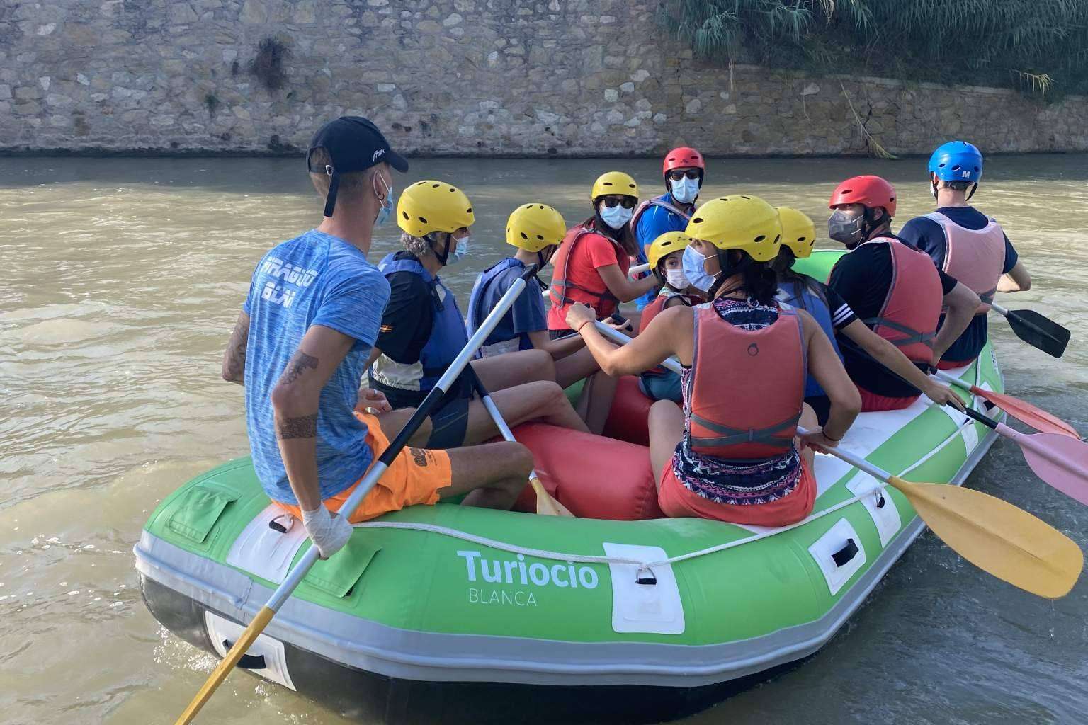 Rafting Descensos del Segura permite hacer Rafting en Murcia