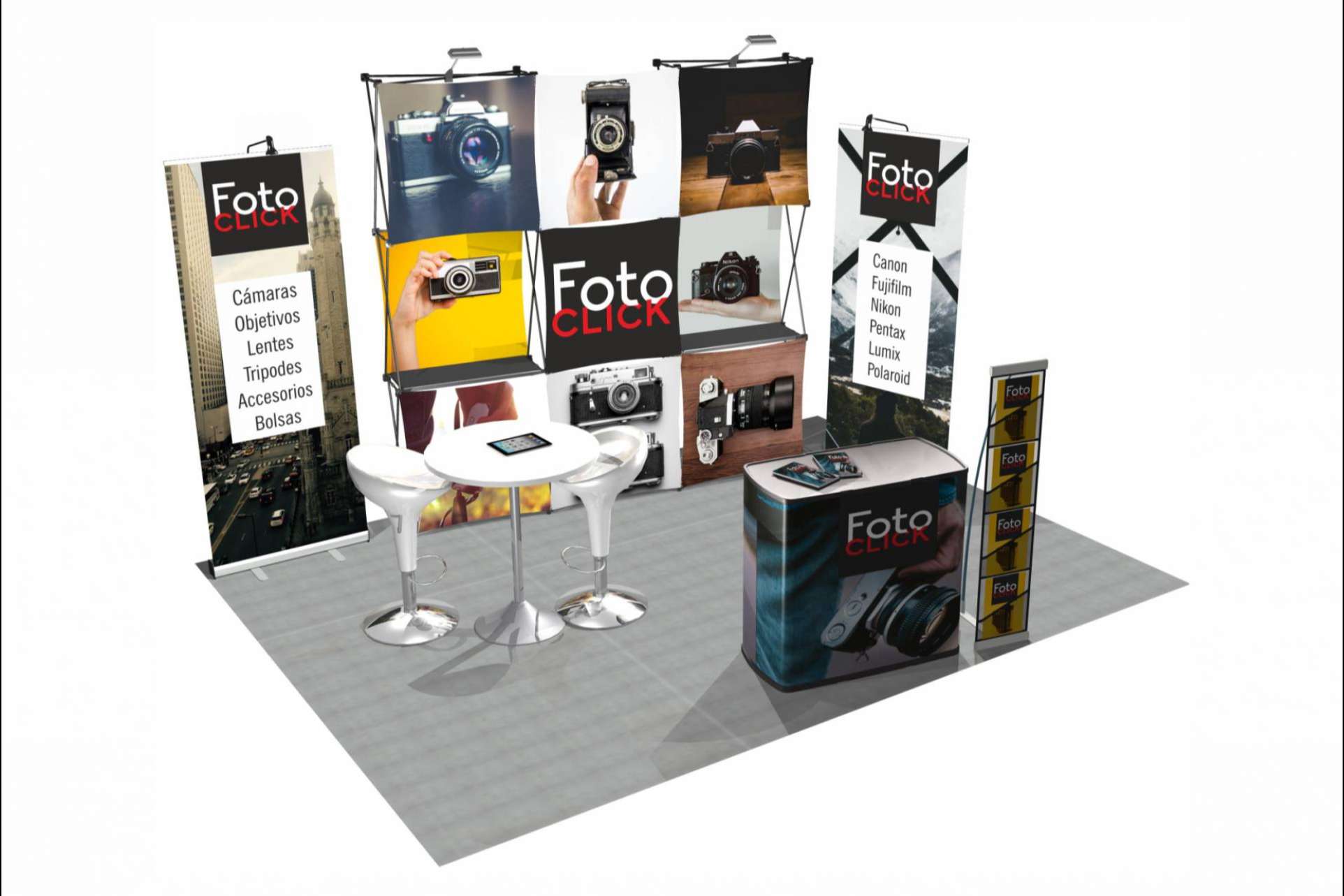 Una puesta en escena premium con un stand 100% smart gracias a Olika Stands