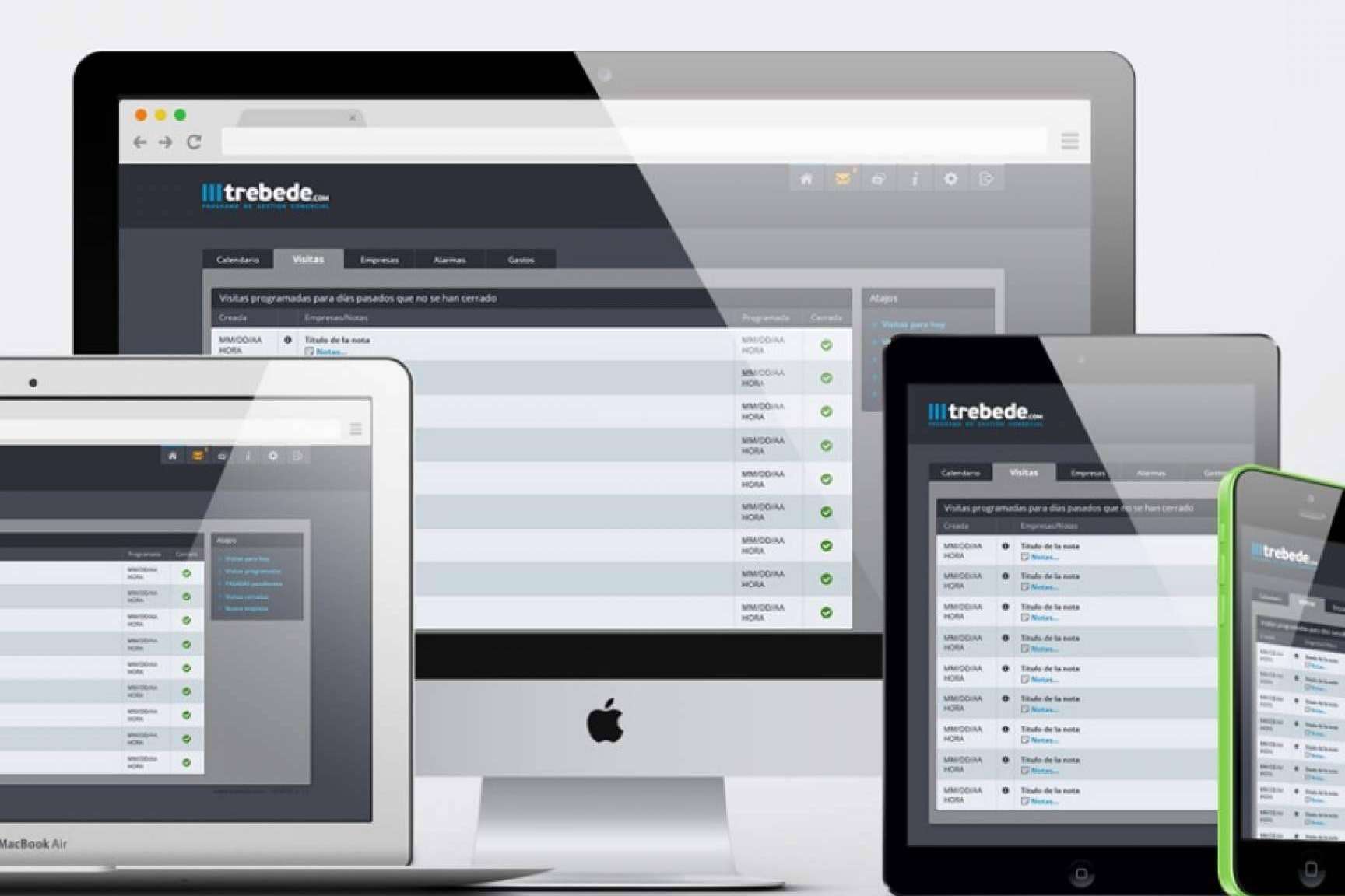 Trebede ofrece un programa fácil para equipos comerciales