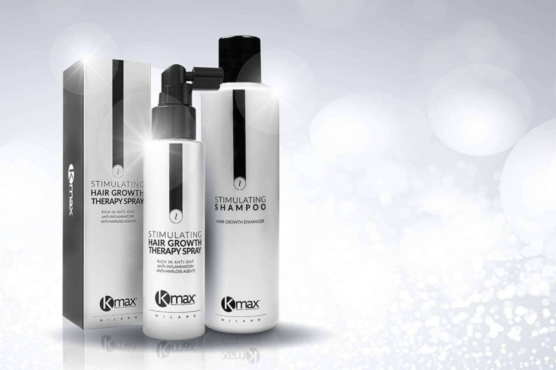 El tratamiento anticaída del cabello de la empresa KMax
