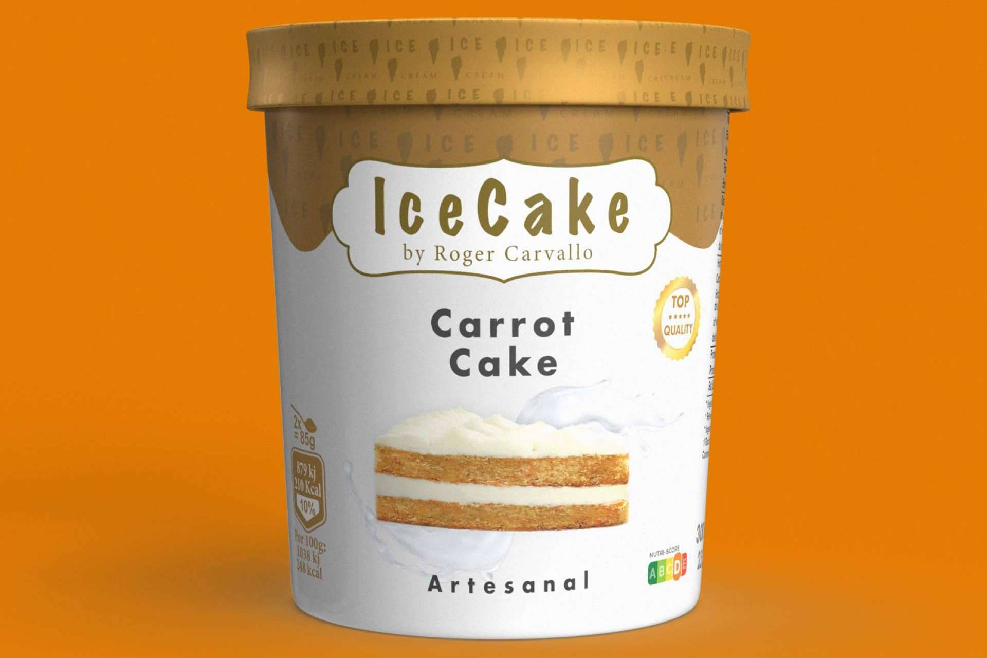 El helado de carrot cake, la nueva delicia de IceCake by Roger Carvallo