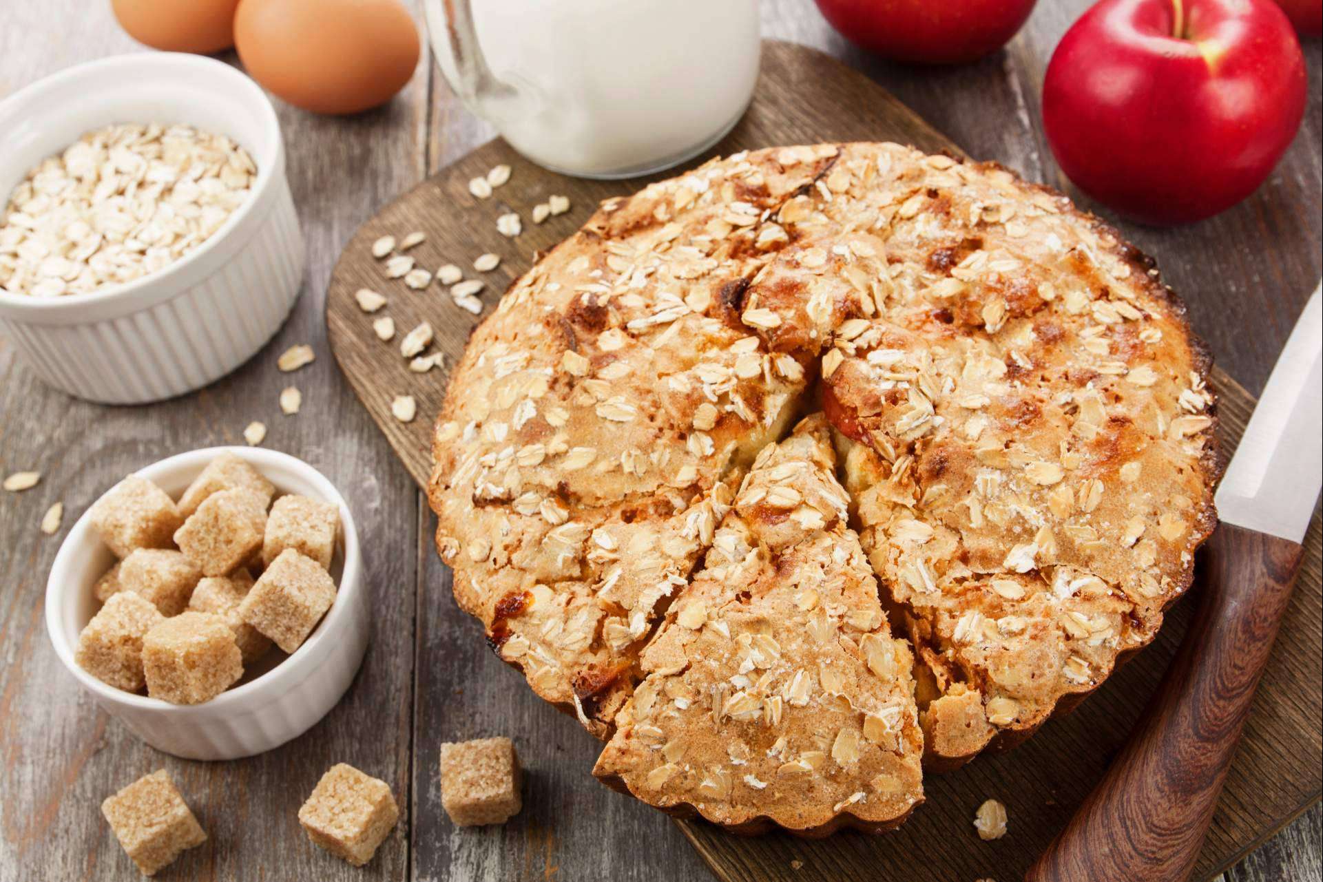 Receta de Bizcocho enseña a preparar un bizcocho saludable de avena