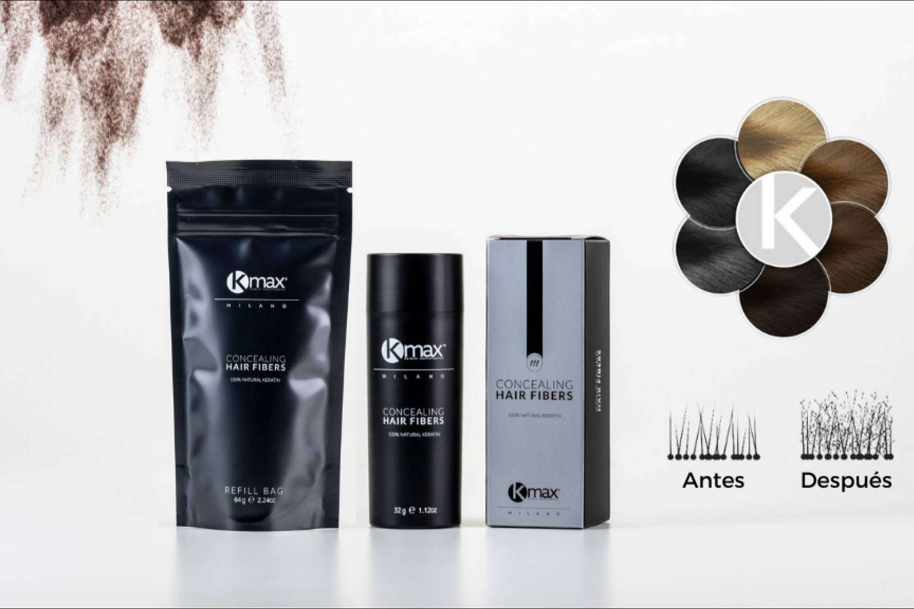 Poner solución a problemas capilares como la alopecia es posible con los productos de la firma Kmax