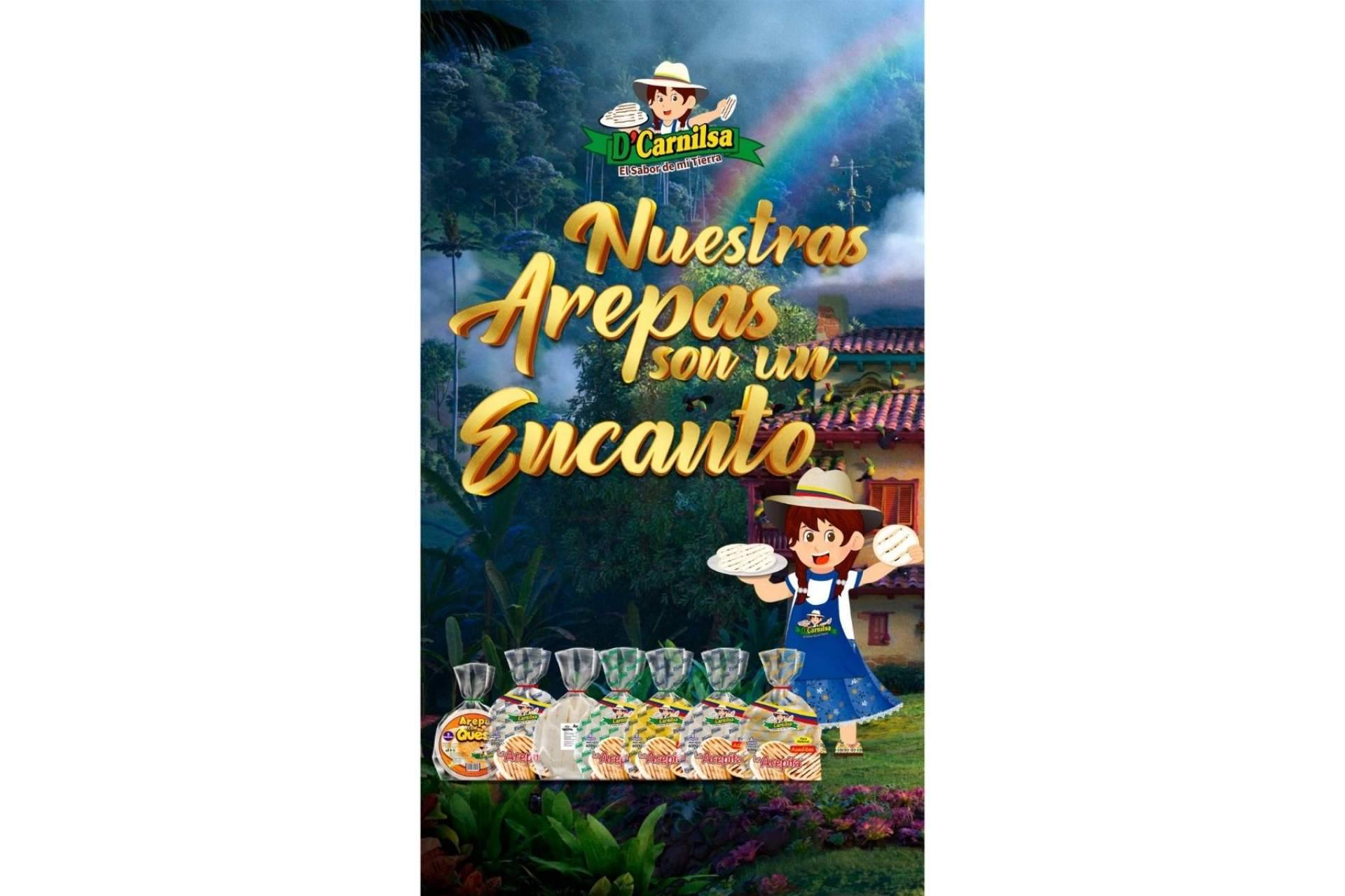 D'Carnilsa, el verdadero sabor colombiano y venezolano con sus arepas