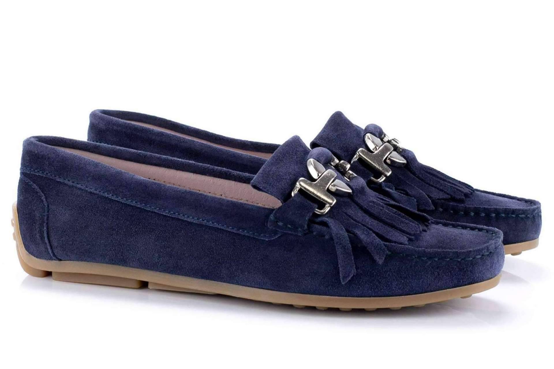 Los mocasines de ante de mujer de Ortiz & Reed, elegancia y calidad