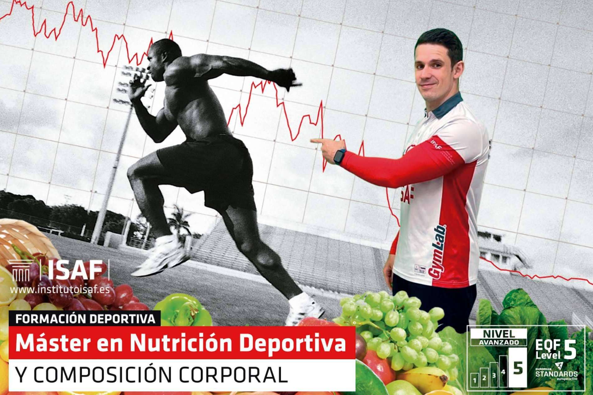 ISAF ofrece un Máster en Nutrición deportiva y Composición Corporal