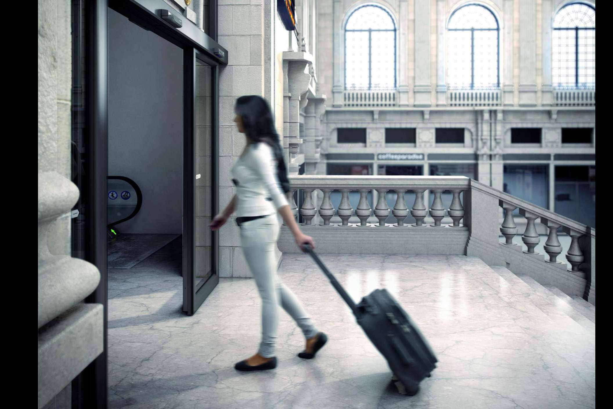 Las puertas automáticas facilitan el sector de transporte de pasajeros, por ASSA ABLOY