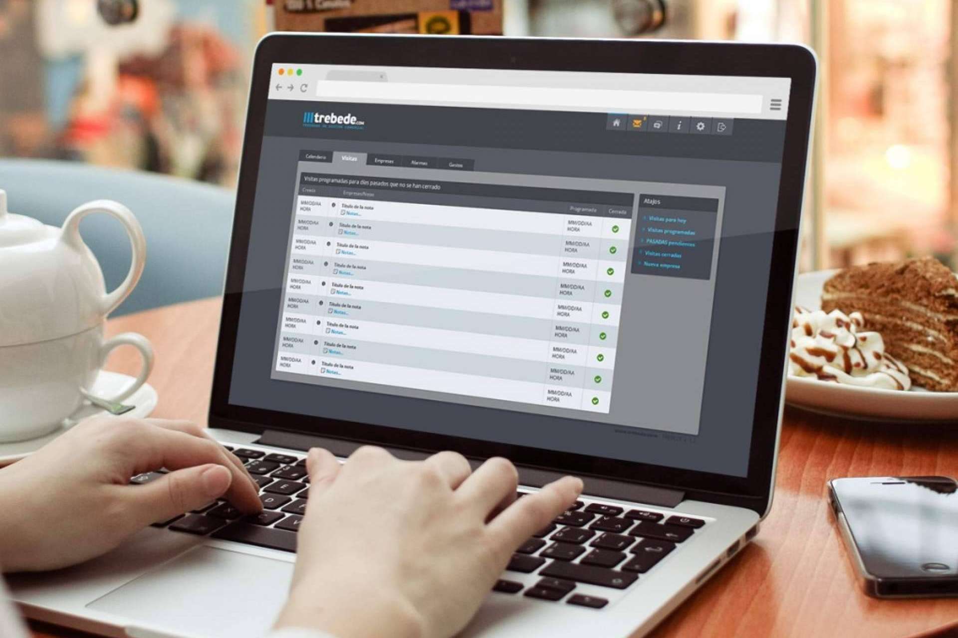 El software de CRM para la empresa que permite un mejor control de la información de los clientes, Trebede