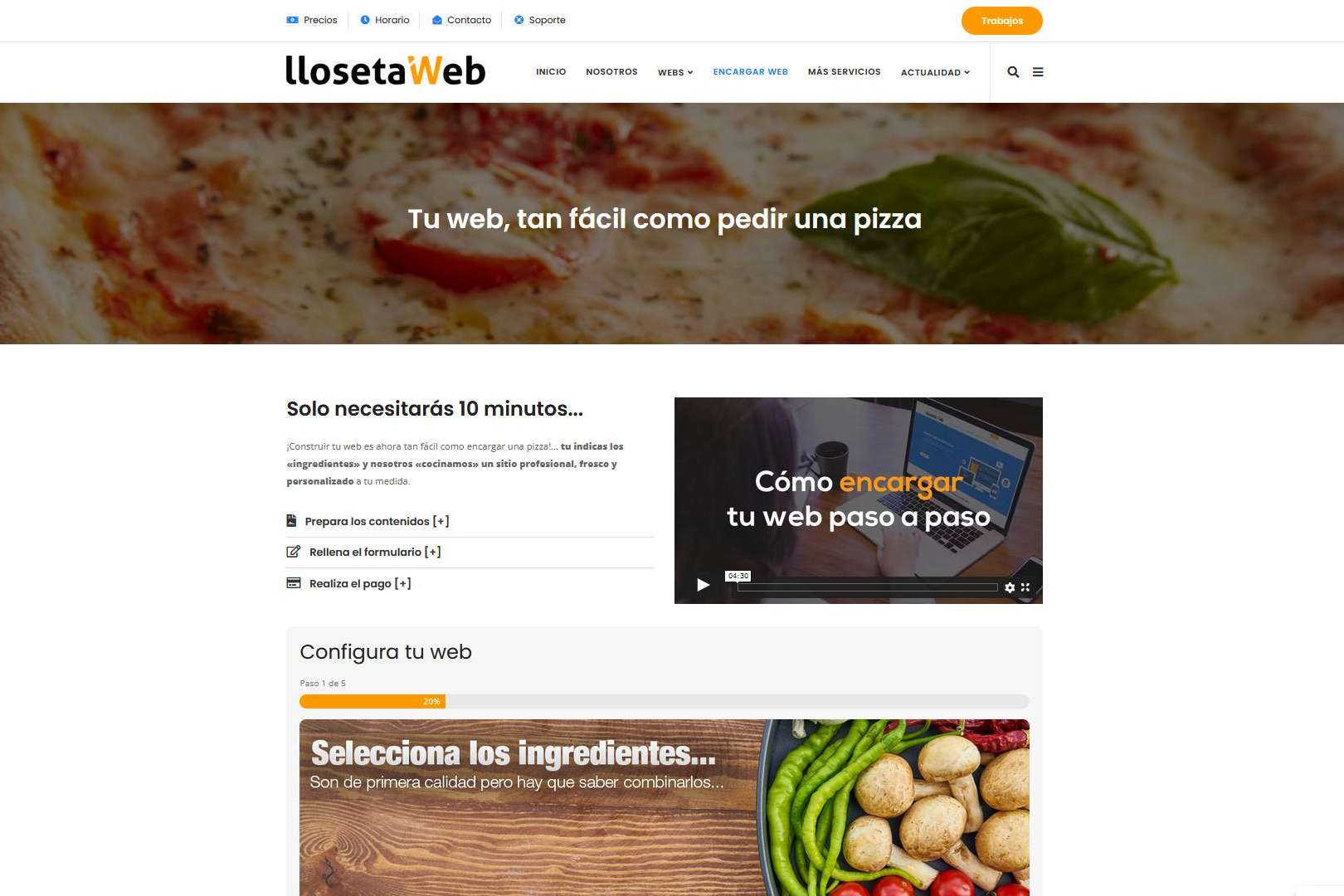 Crear espacios online personalizados para cualquier negocio, con la ayuda de Llosetaweb