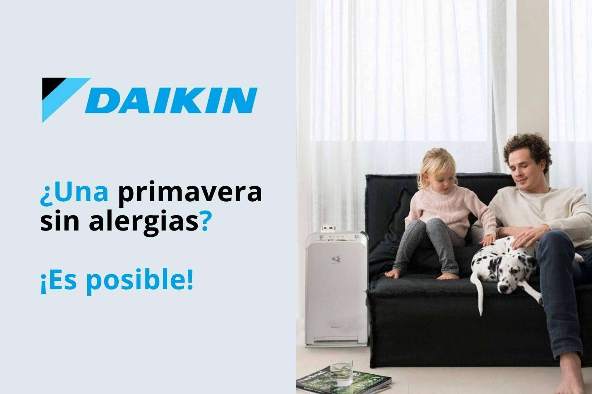 Los purificadores de aire de la firma Daikin ayudan a combatir las alergias