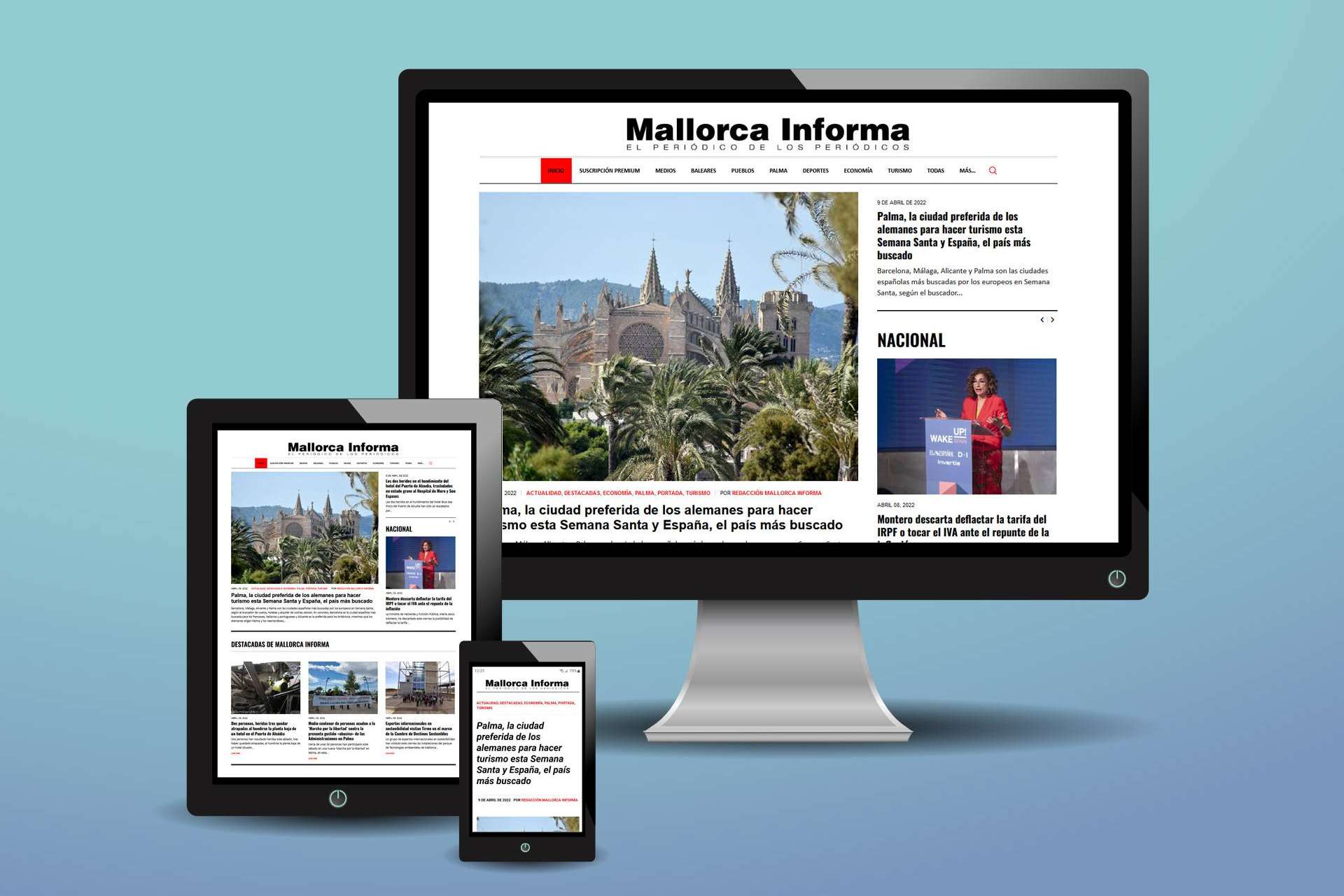 Mallorca Informa da la posibilidad de recibir toda la información actualizada de Mallorca por email