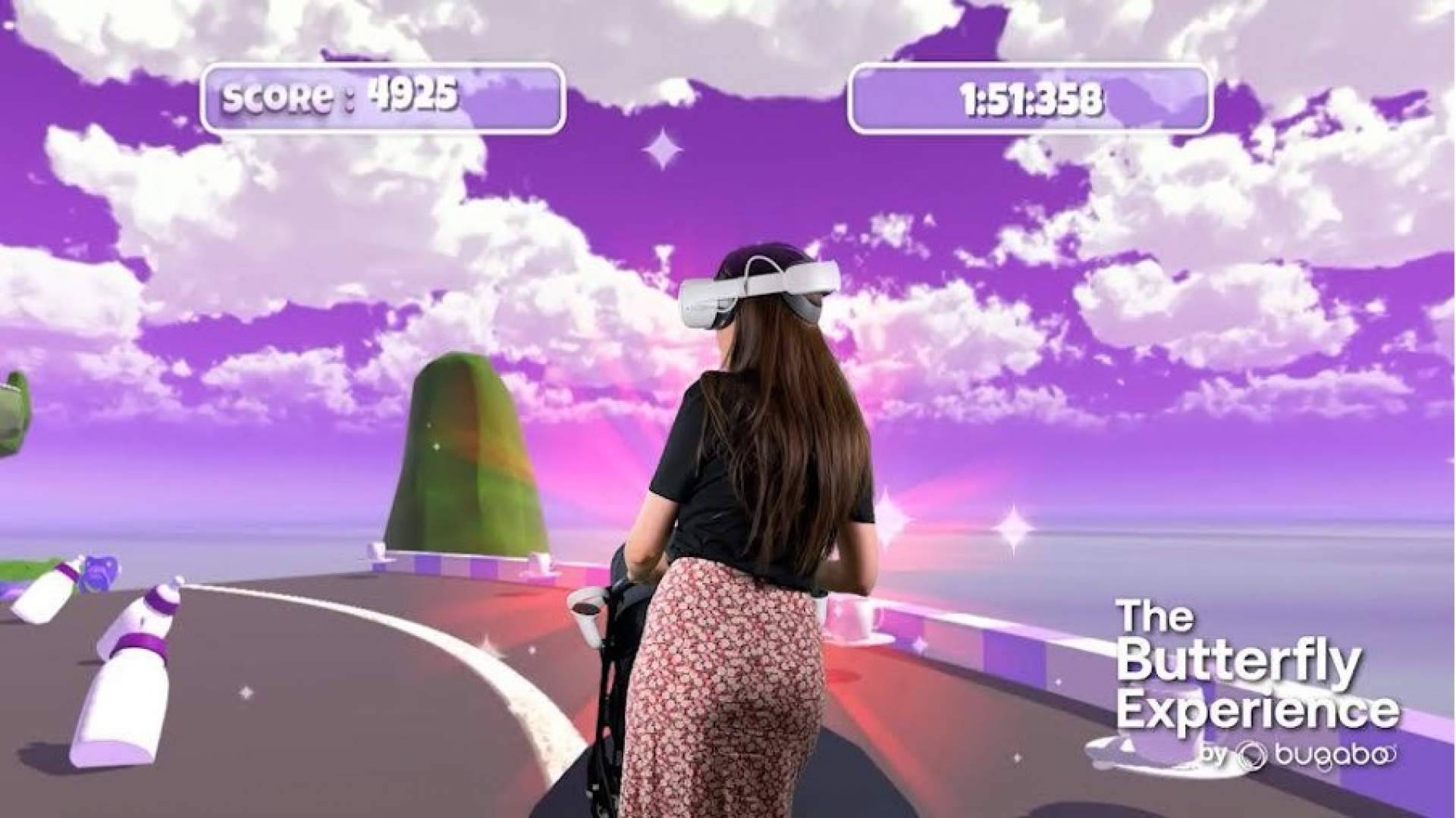 Aplicación de Realidad Virtual para la Activación de 'Bugaboo Butterfly', un juego de habilidad en el Punto de Venta, por Pixel Dreams