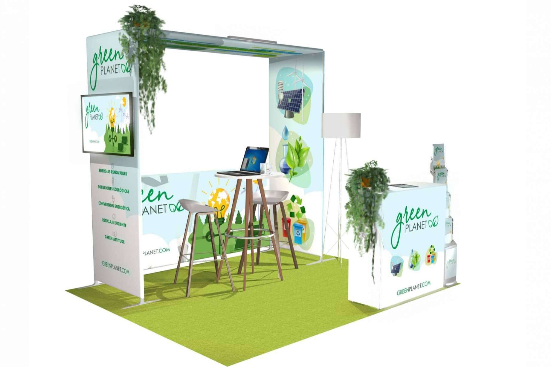 Todo lo necesario para montar un stand y sorprender en las ferias y congresos con Olika Stands