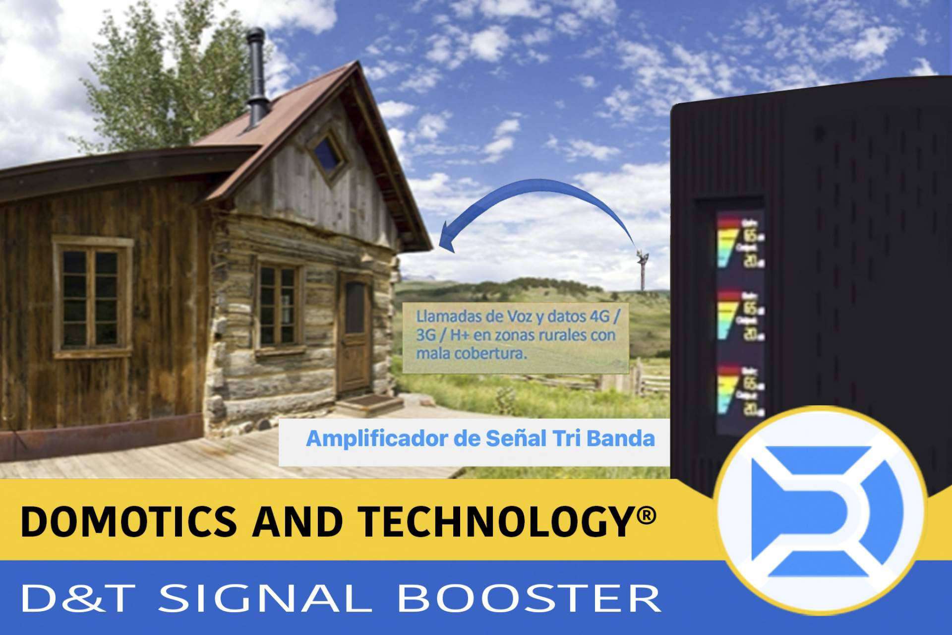 Las ventajas de adquirir un amplificador de señal D&T Signal Booster de Domotics and Technology para los hogares y compañías