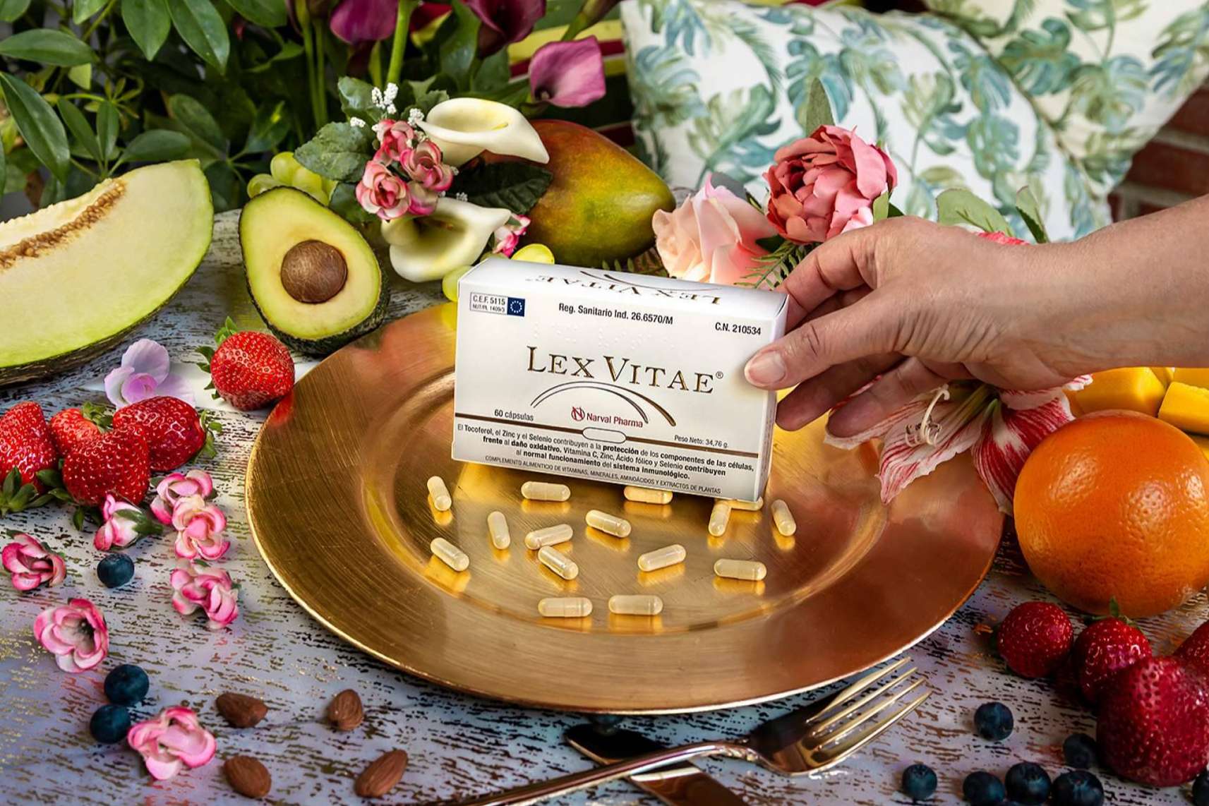 Lex Vitae con antioxidante glutatión y acción antiedad