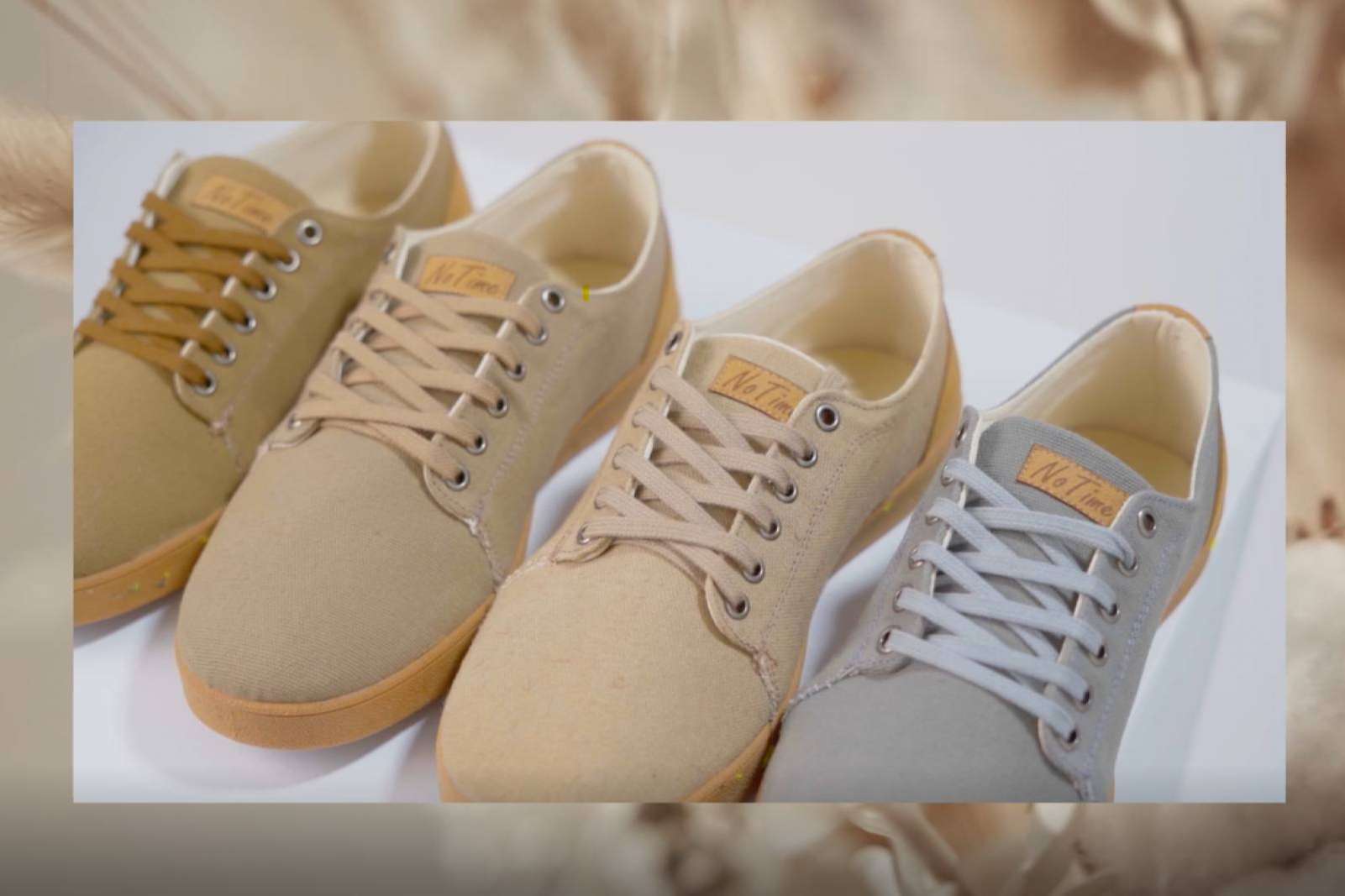 NoTime, un proyecto innovador creado en España que recicla pelotas de tenis y pádel para hacer zapatillas