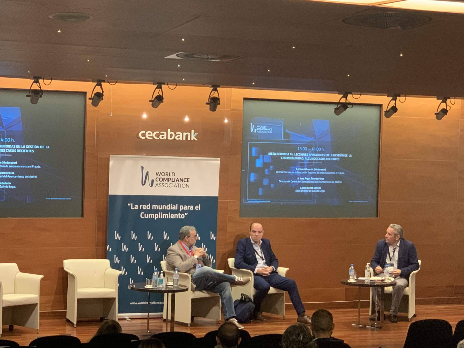 El I Congreso Nacional de Prevención de Fraude Digital y Ciberseguridad, patrocinado por la AEECF, contó con ponentes excepcionales y un gran éxito de afluencia de expertos