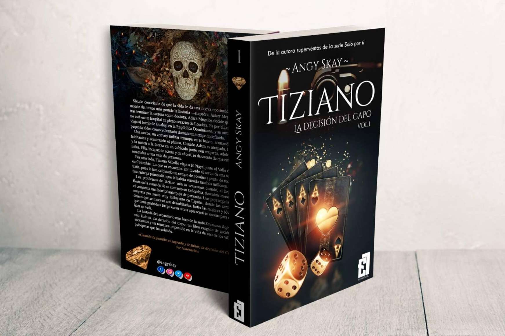 El éxito de 'Tiziano' y la trilogía de villanos de la autora Angy Skay