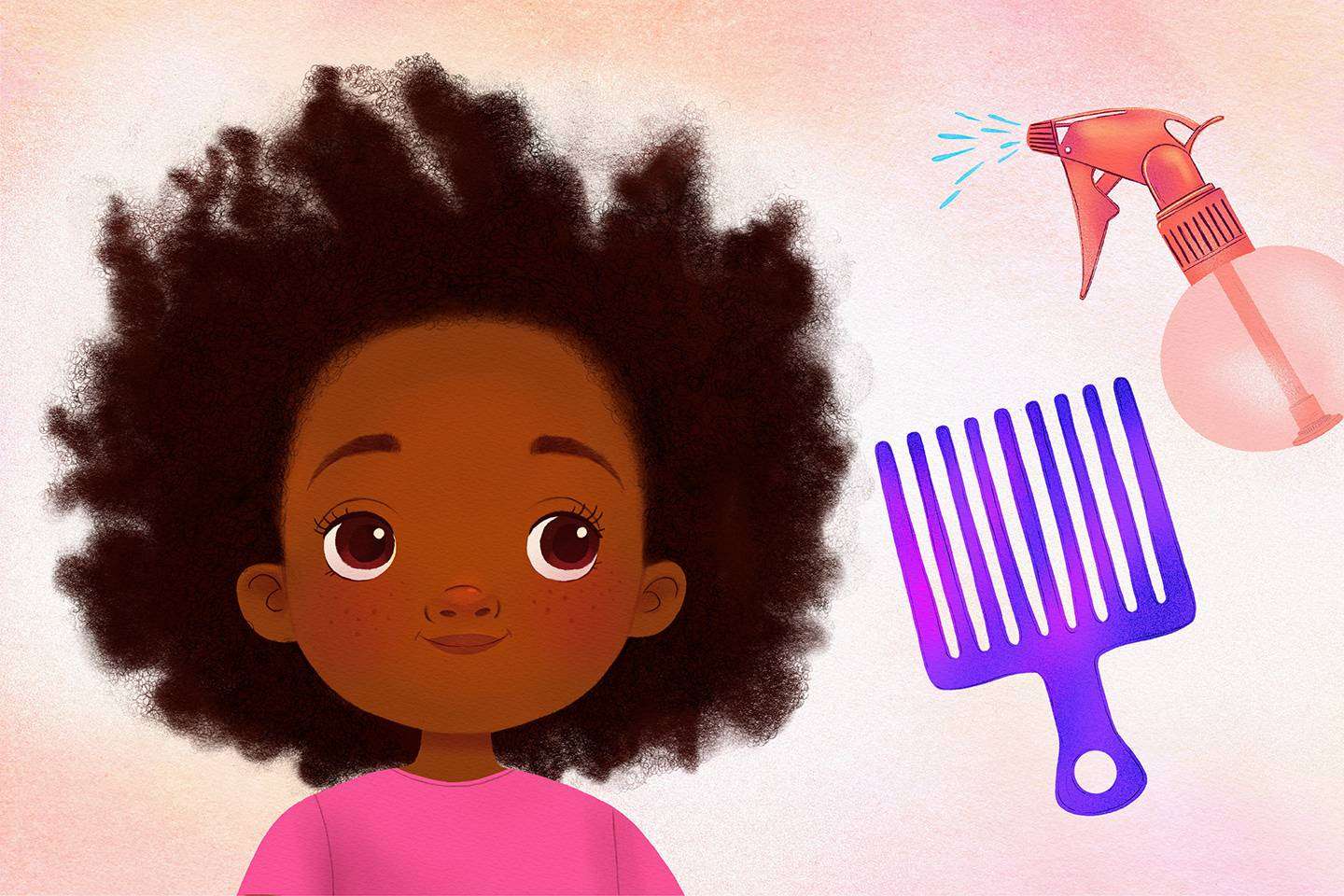 El cuento infantil sobre el cabello rizado y afro y Sofía Black