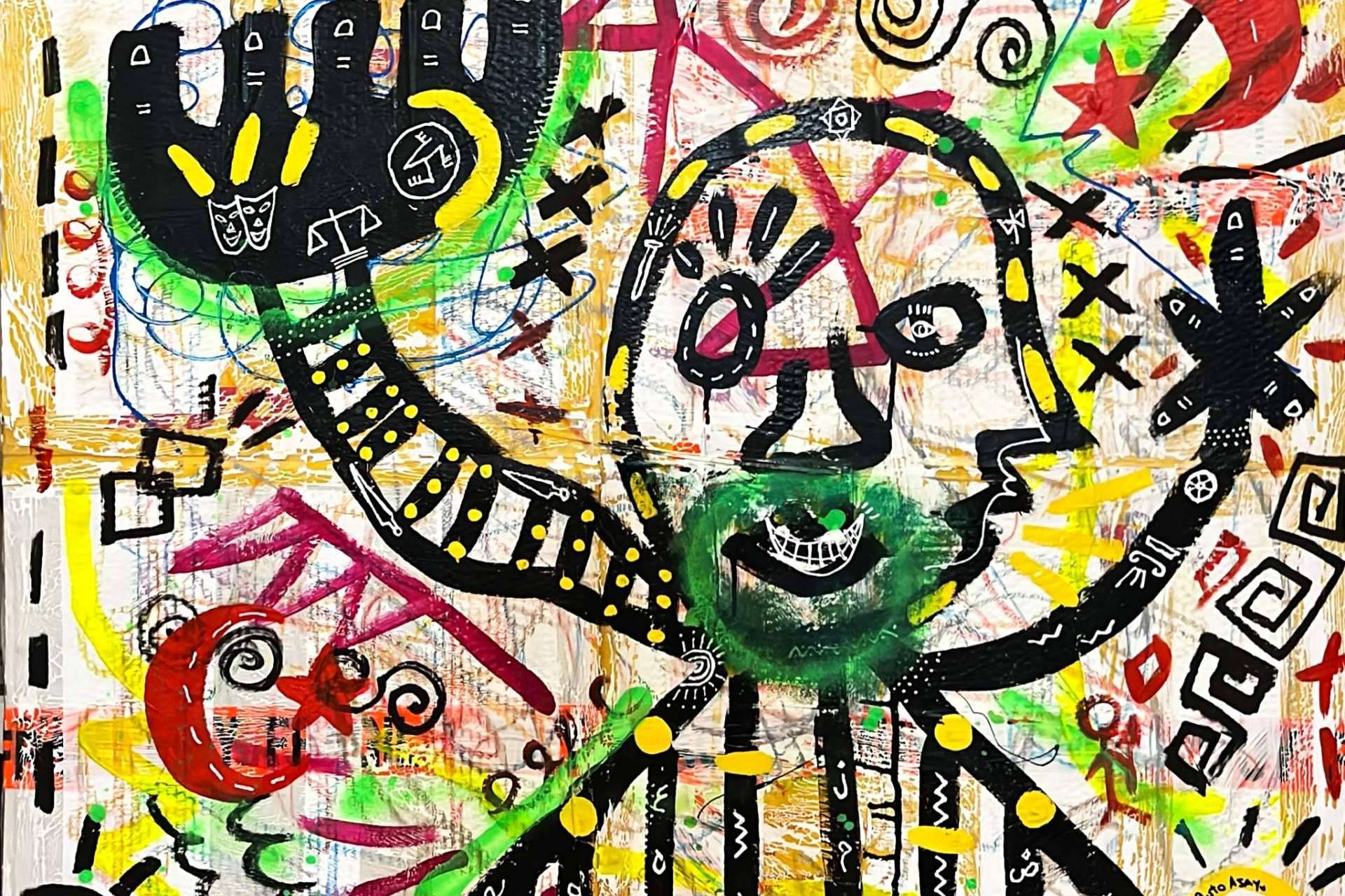Las implicaciones culturales del universo en el pasado y el presente, en el arte de Guto Ajayu