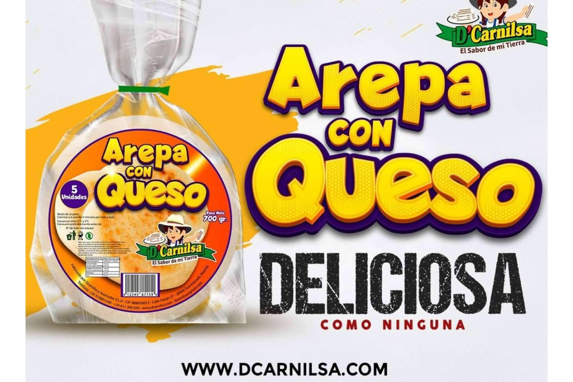 ¿Dónde se puede encontrar la auténtica arepa de queso colombiana?  D’Carnilsa